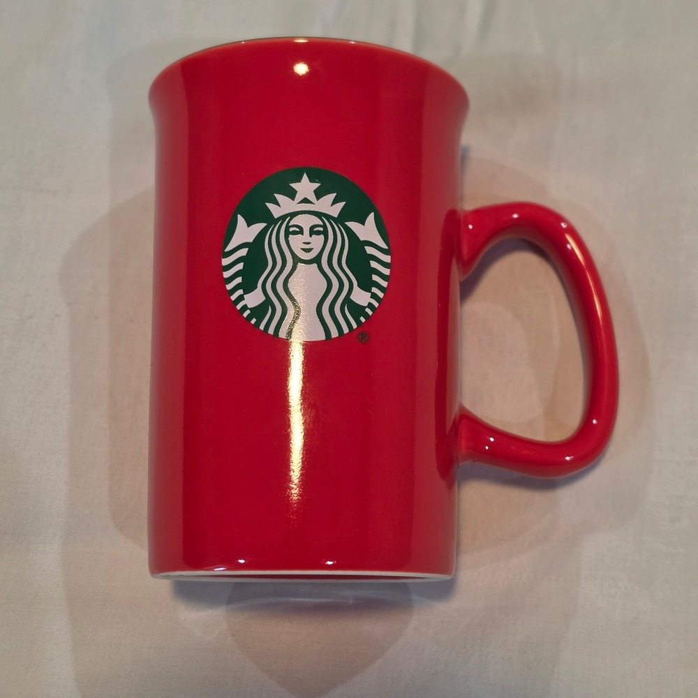 Starbucks Coffee Mug Unisex 10oz Red Green 2024 Holiday Logo New